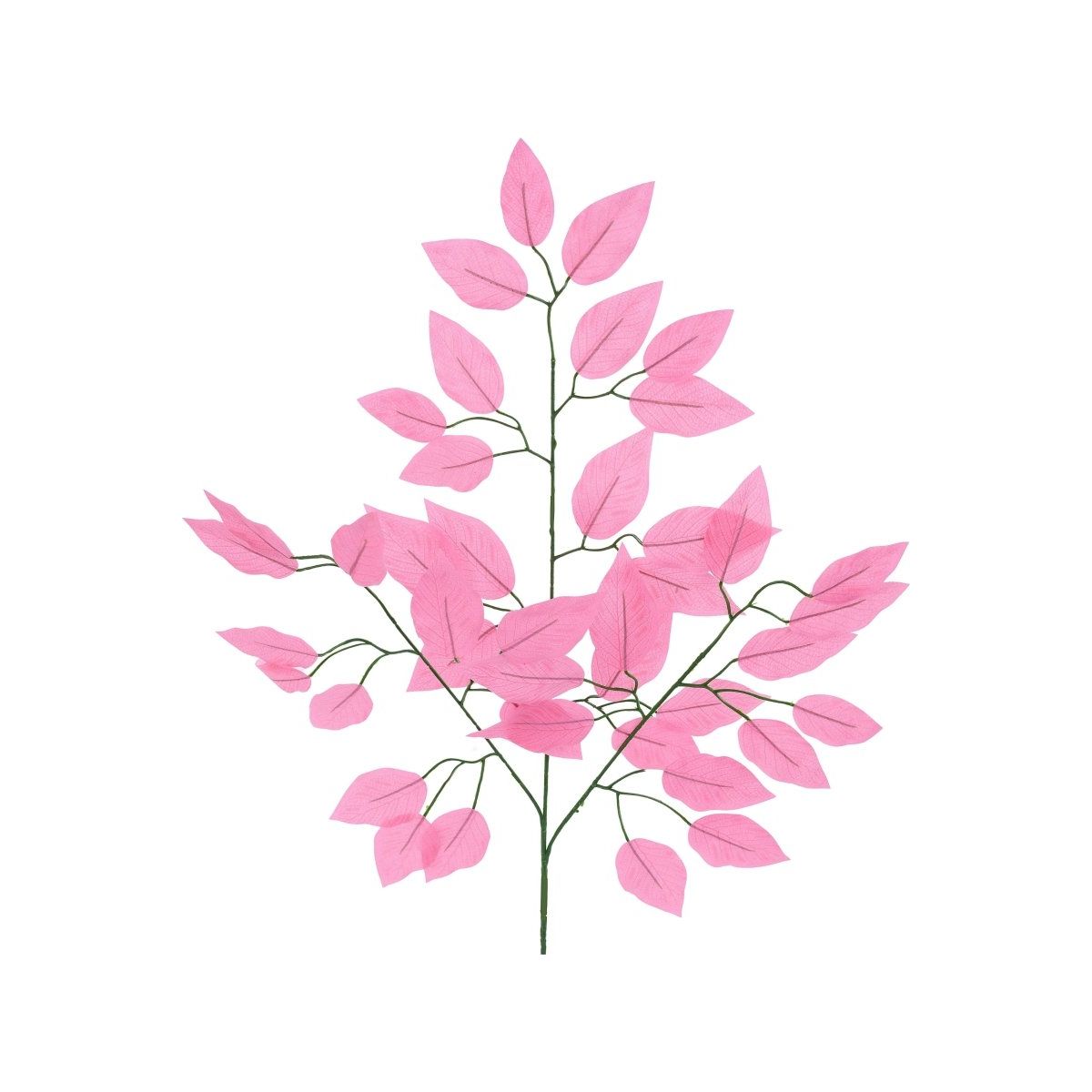 Shop For 23" Silk Ficus Spray: Light Pink (Set of 12)