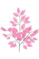 Shop For 23" Silk Ficus Spray: Light Pink (Set of 12)