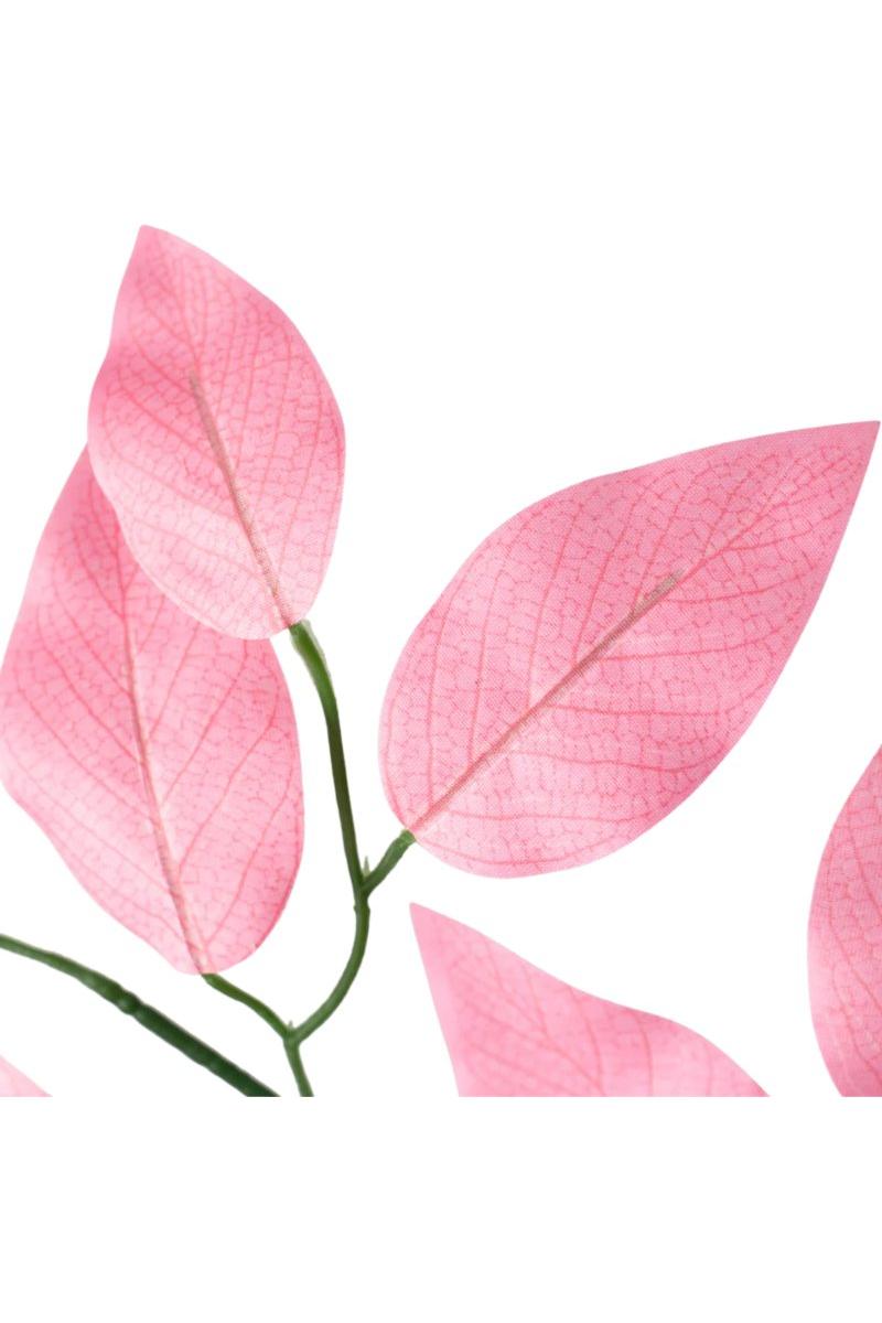 Shop For 23" Silk Ficus Spray: Light Pink (Set of 12)