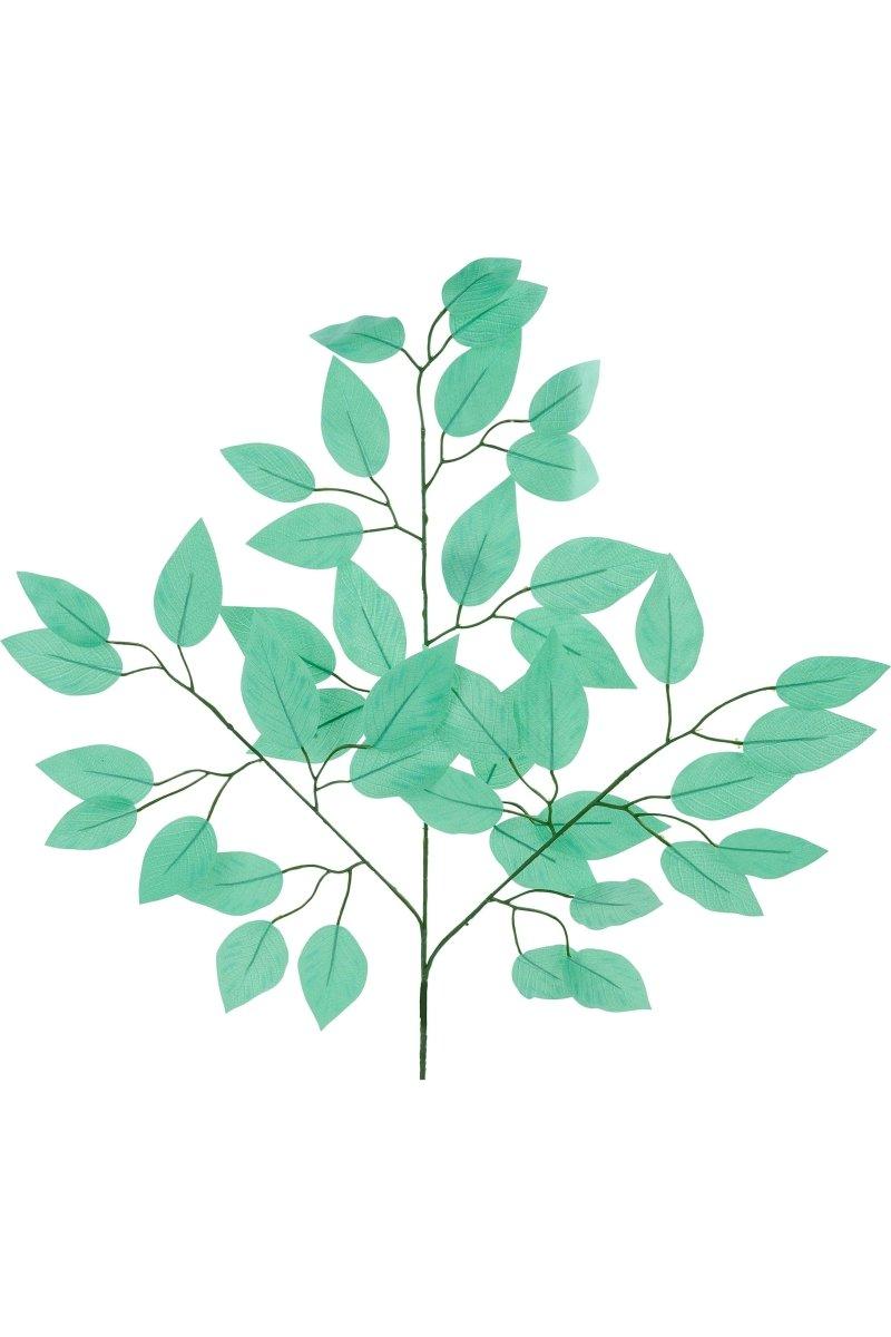 Shop For 23" Silk Ficus Spray: Mint Green (Set of 12)