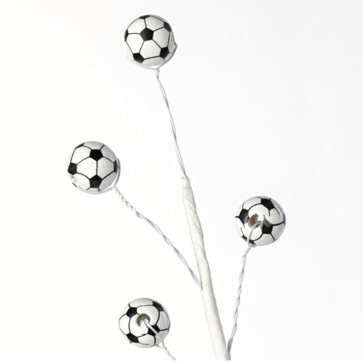 23" Wood Bead Sports Ball Spray: Soccer