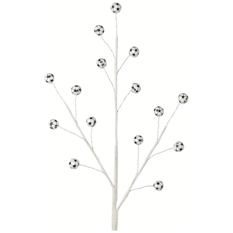 Shop For 23" Wood Bead Sports Ball Spray: Soccer