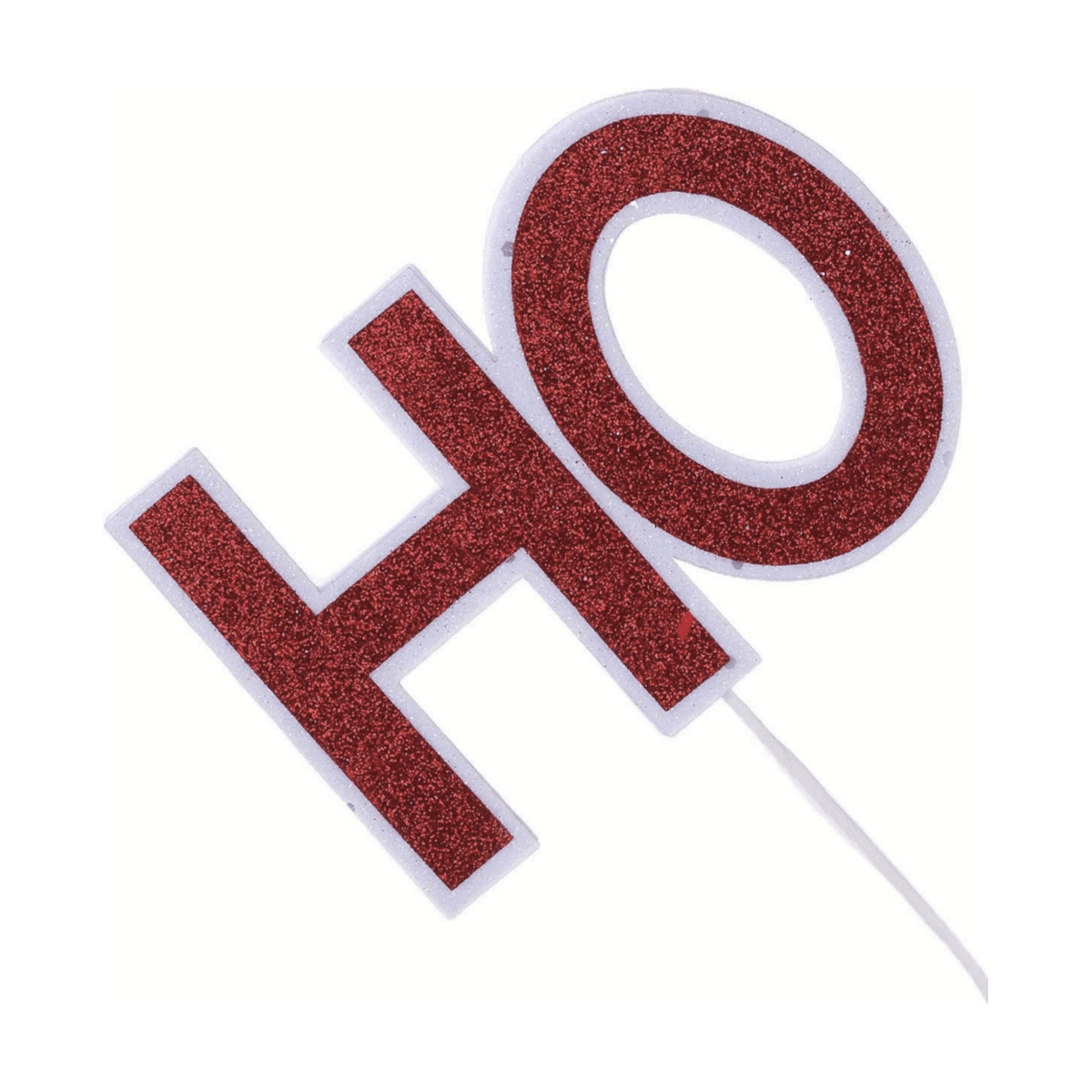Shop For 23.5" Glitter Ho Ho Ho Spray: Red