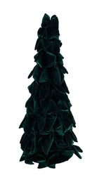 Shop For 23.5in Velvet Bow Cone Tree: Emerald Green
