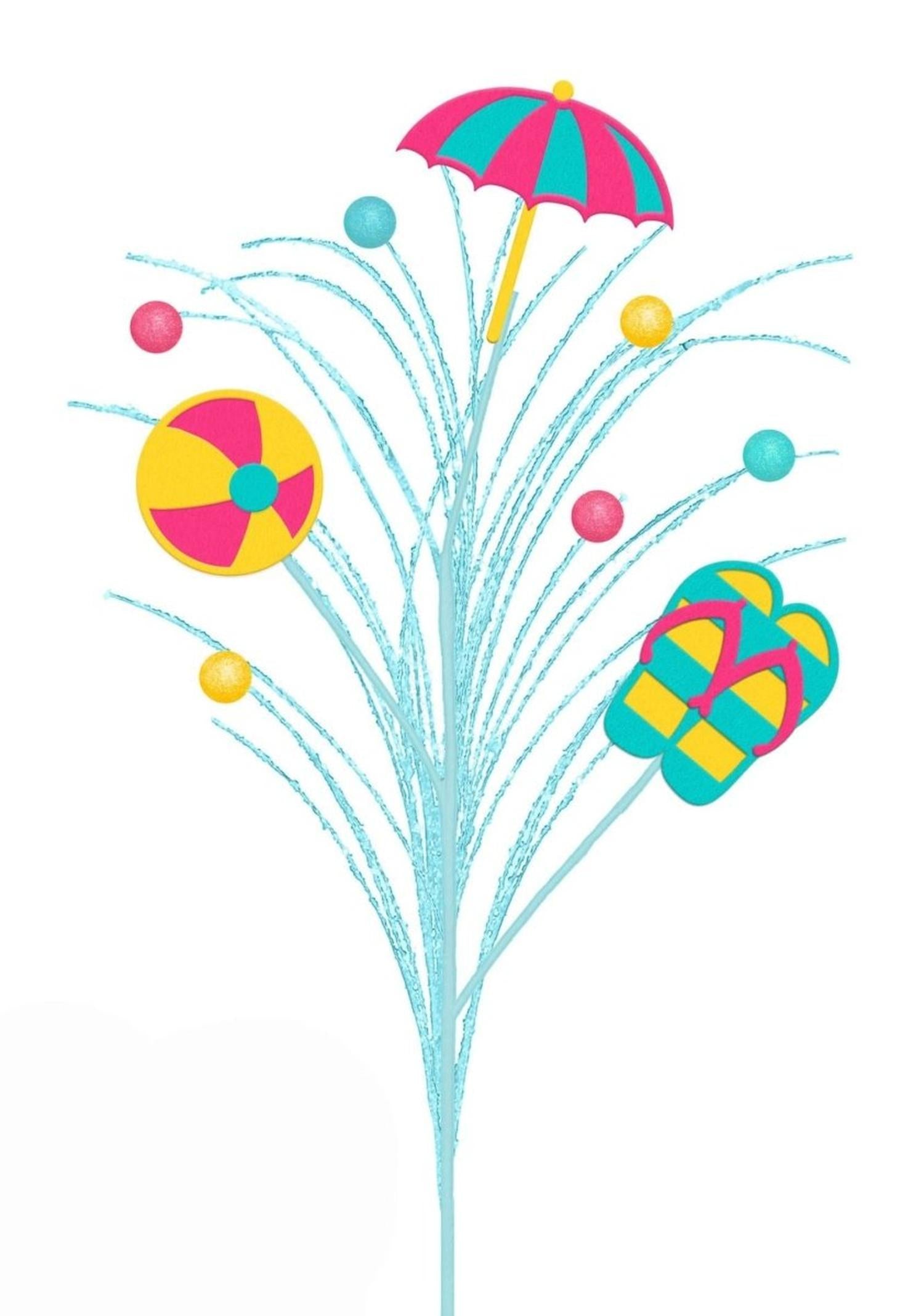 23in Beach Umbrella Ball Spray