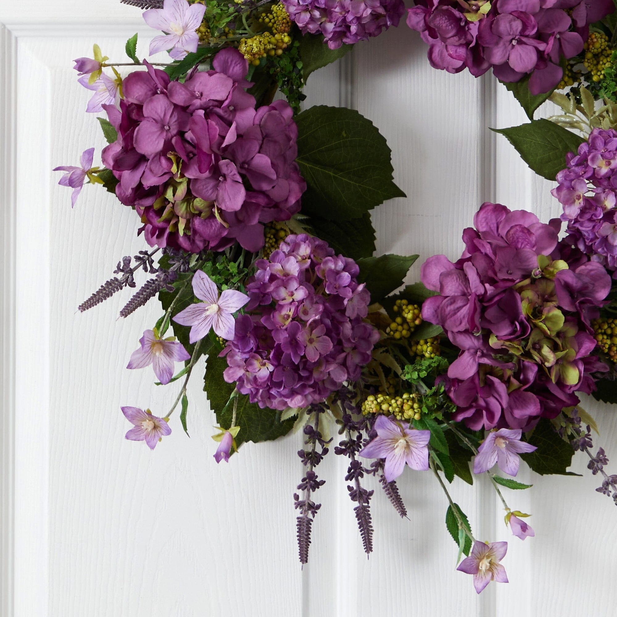 Shop For 24” Artificial Hydrangea Wreath
