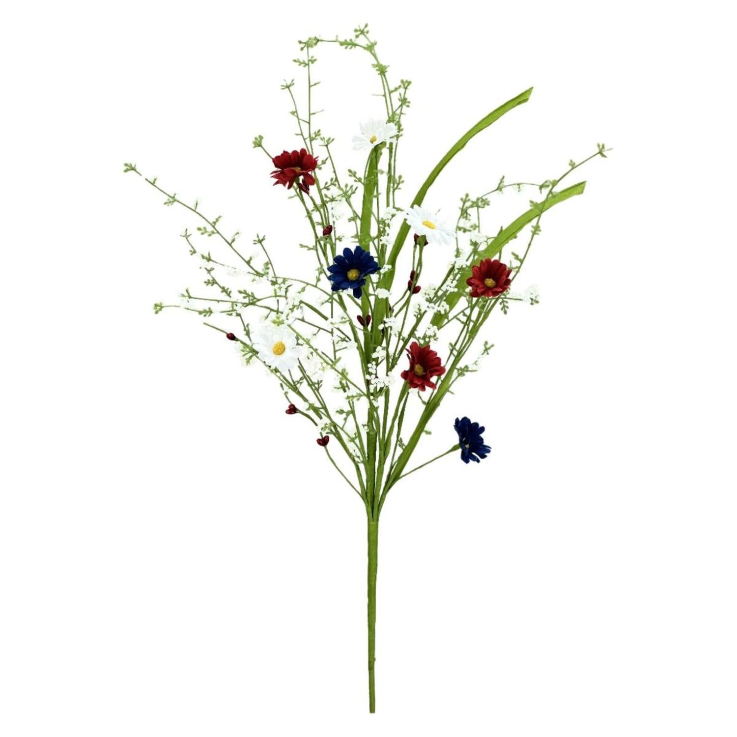 24" Daisy Filler Pick: Red, White, Blue