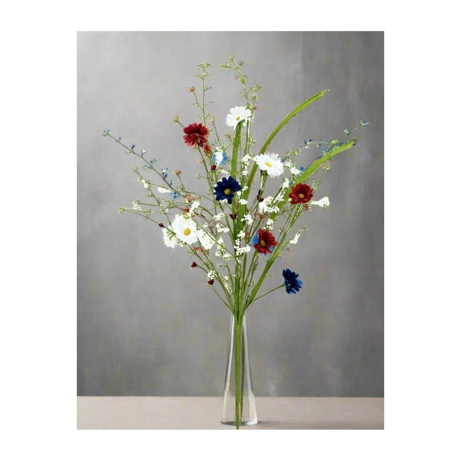 24" Daisy Filler Pick: Red, White, Blue