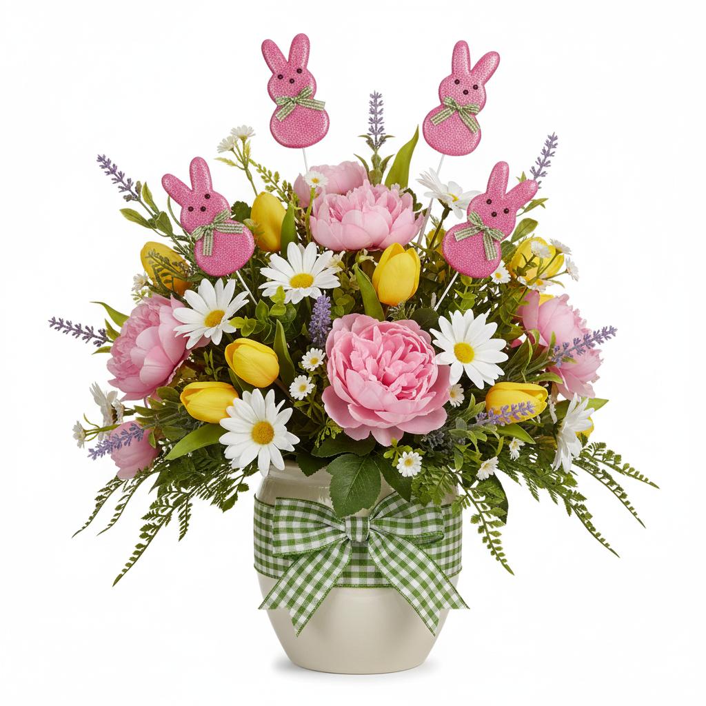 Shop For 24" Easter Bunny Spray: Pink