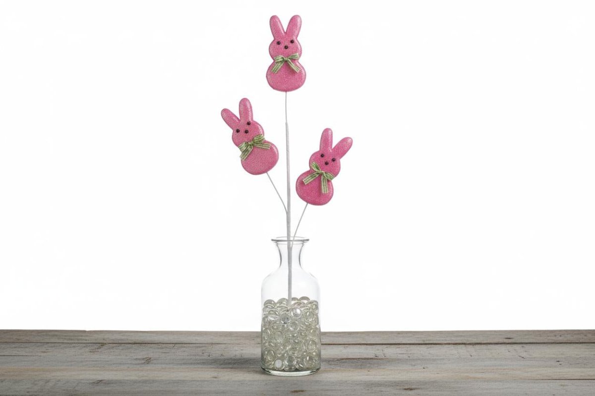 Shop For 24" Easter Bunny Spray: Pink