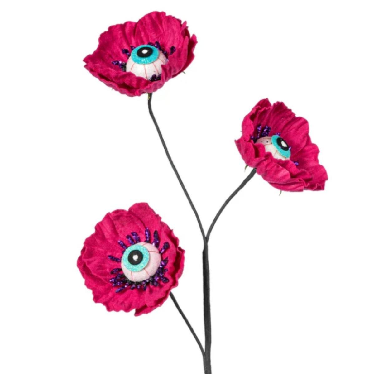 Shop For 24" Eyeball Flower Spray: Pink