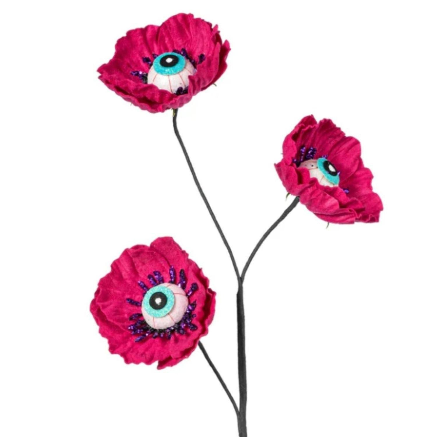 Shop For 24" Eyeball Flower Spray: Pink