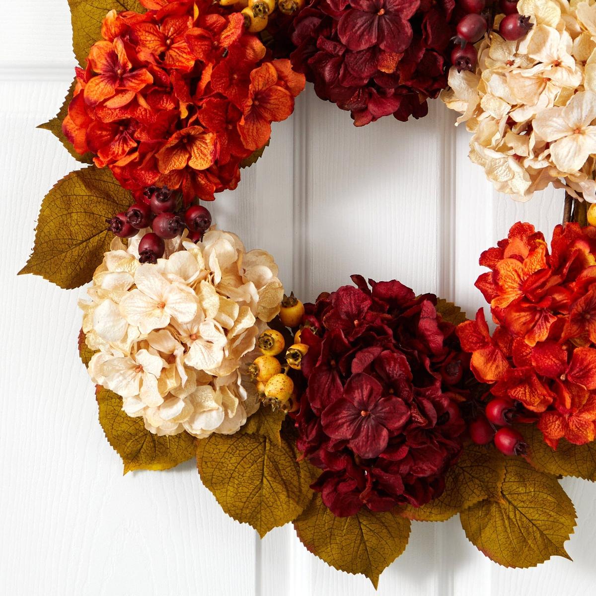 Shop For 24” Fall Hydrangea Wreath