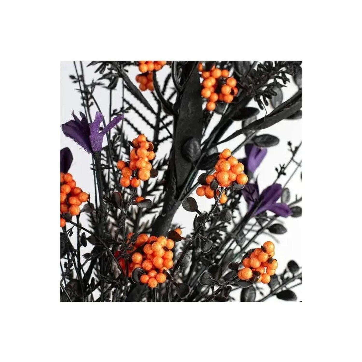 Shop For 24" Filler & Berry Spray: Purple/Orange/Black