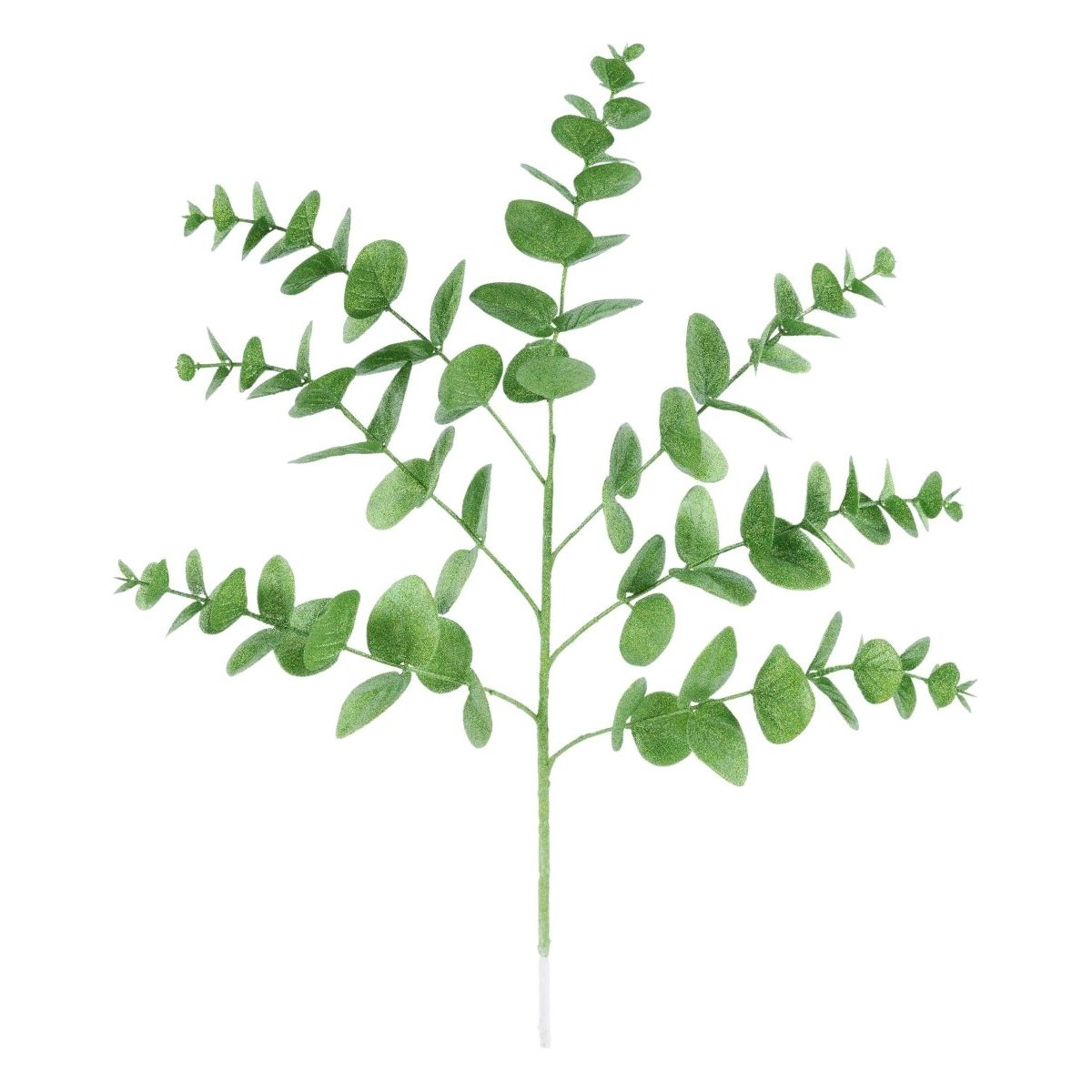 Shop For 24" Glitter Eucalyptus Spray: Lime Green