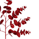 Shop For 24" Glitter Eucalyptus Spray: Red