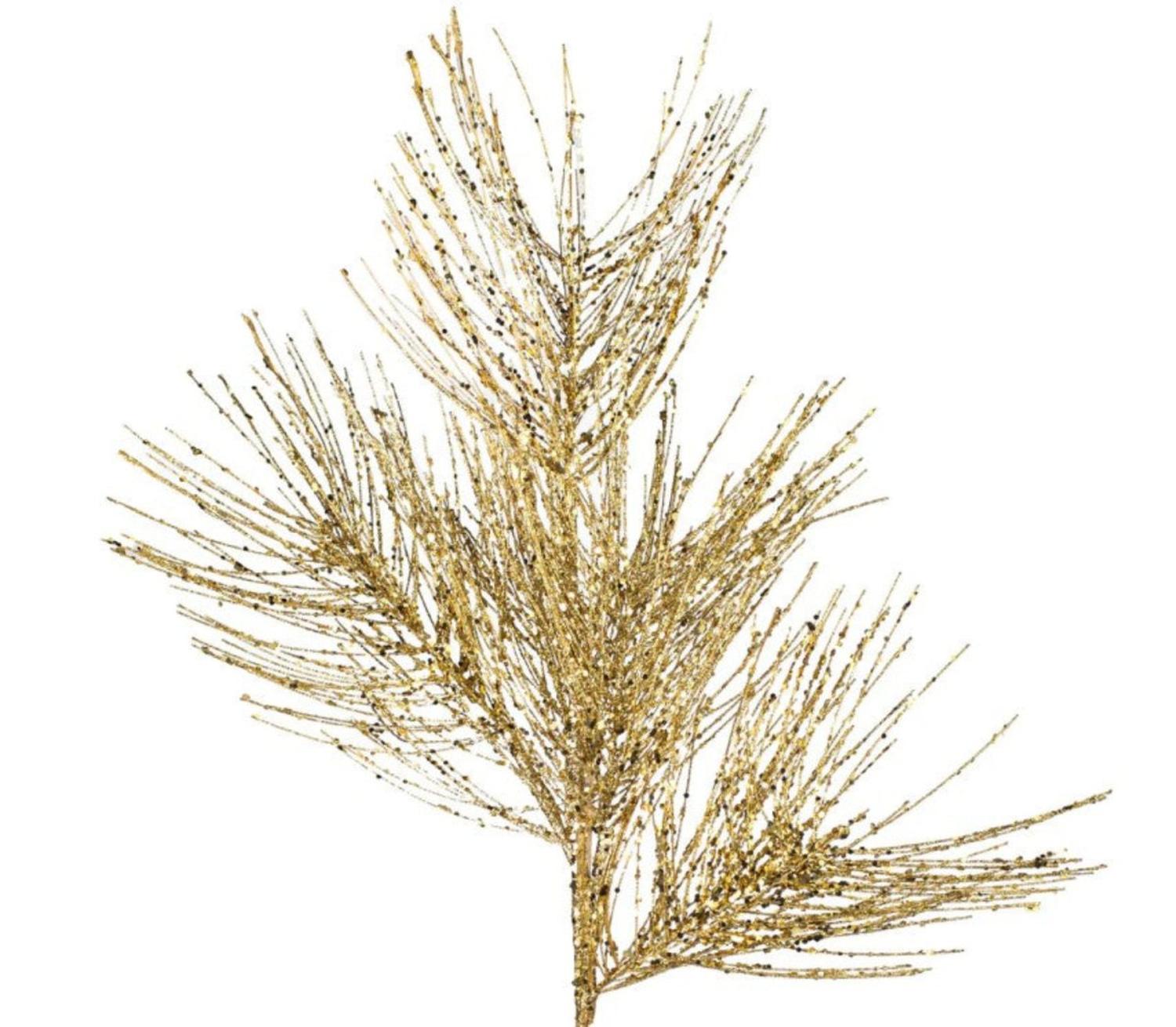 Shop For 24" Glitter Pine Pick: Champagne