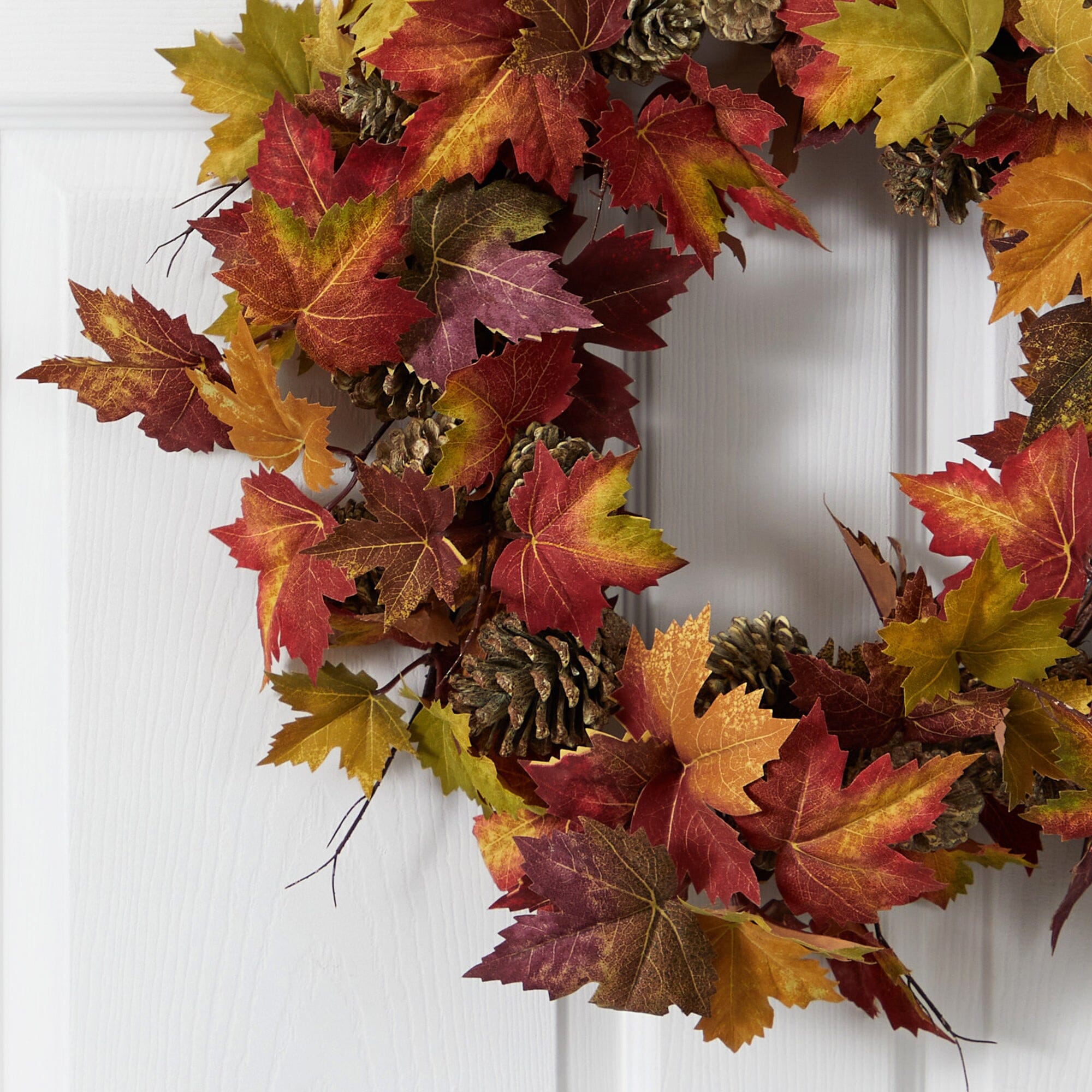 Shop For 24” Maple Pine Cone Wreath