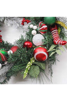 Shop For 24" Merry and Bright Bold Christmas Door Wreath
