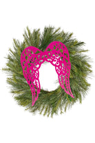 Shop For 24" Metal Filigree Angel Wings: Hot Pink