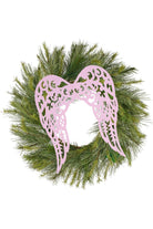 Shop For 24" Metal Filigree Angel Wings: Light Pink