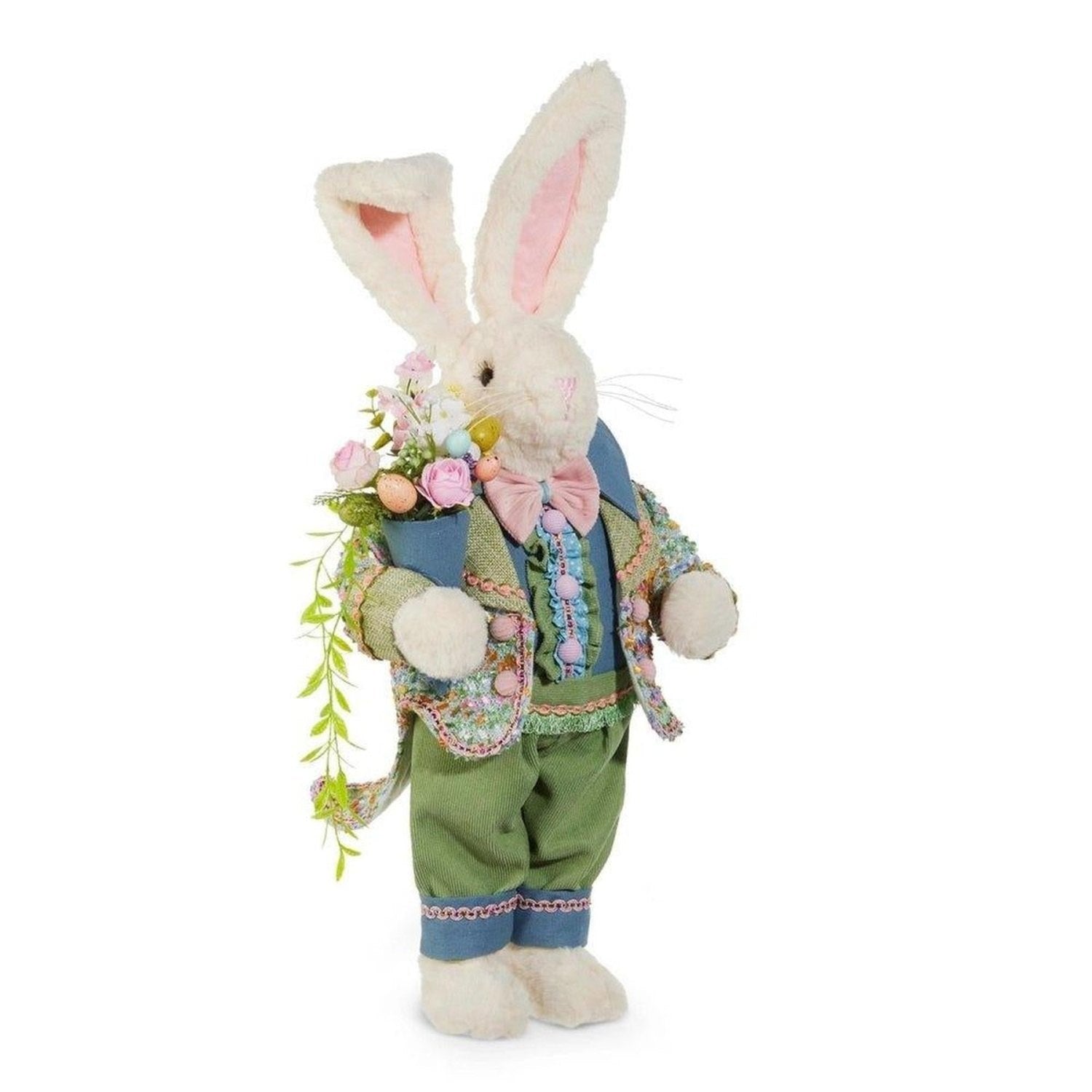 24" Mr. Bunny with Blue Accents