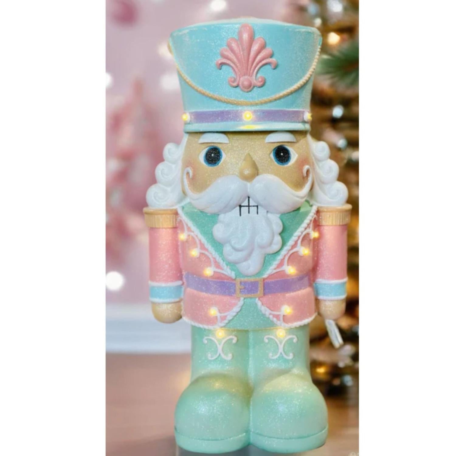 24" Pastel LED Nutcracker