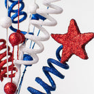 Shop For 24" Patriotic Star Ball & Twist Spray