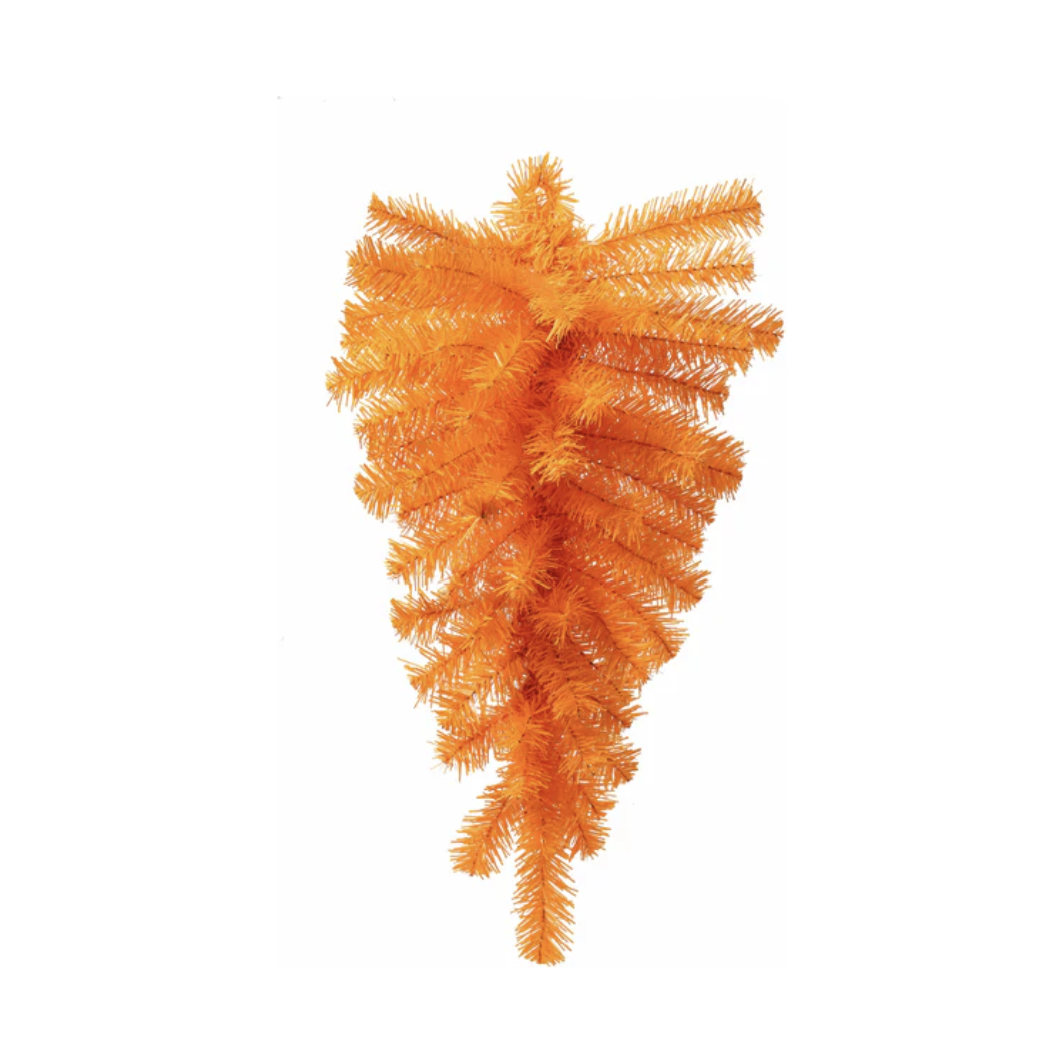 Shop For 24" Pine Teardrop Swag, 55 Tips: Orange