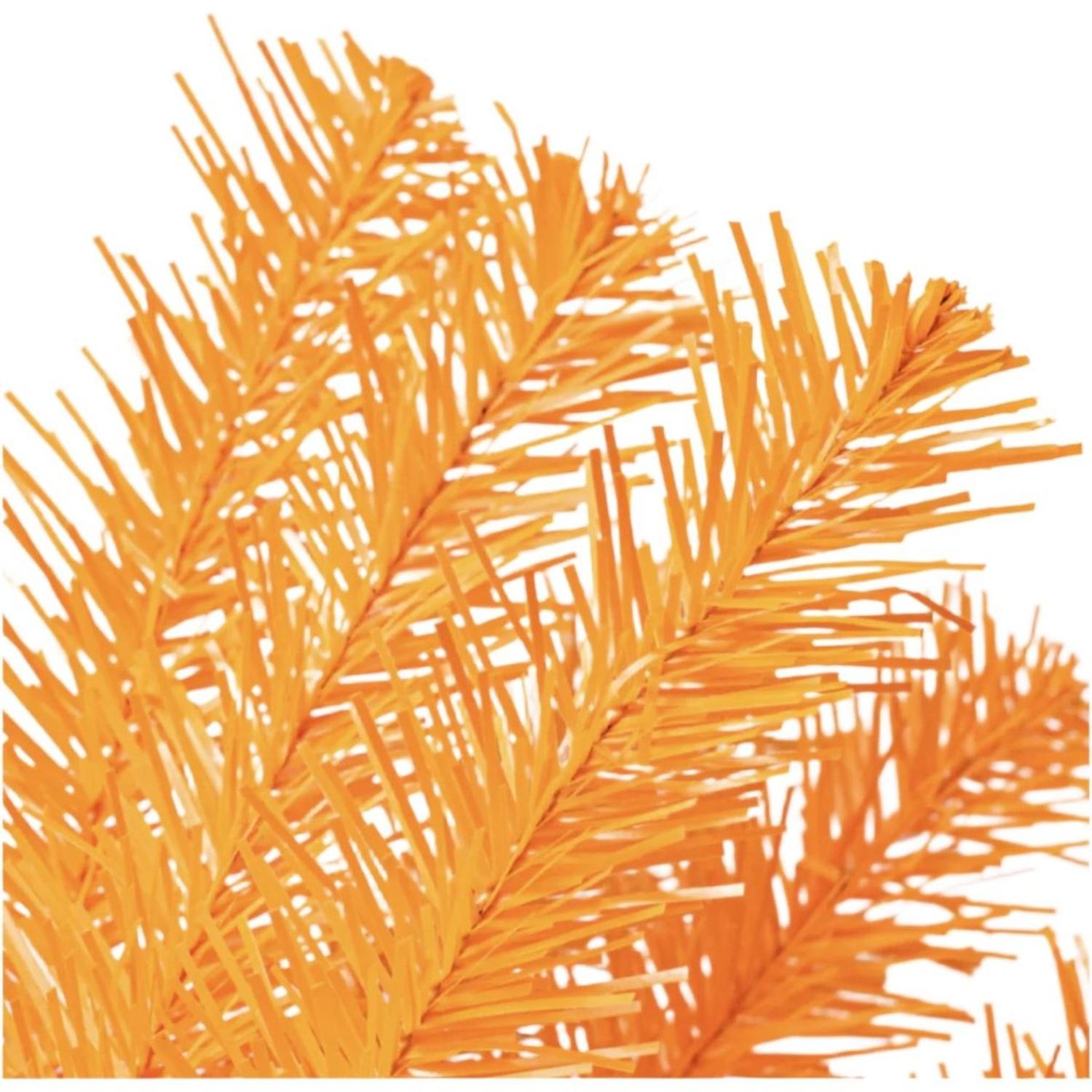 24" Pine Teardrop Swag, 55 Tips: Orange