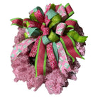 Shop For 24" Pine Wreath With Bow: Pink