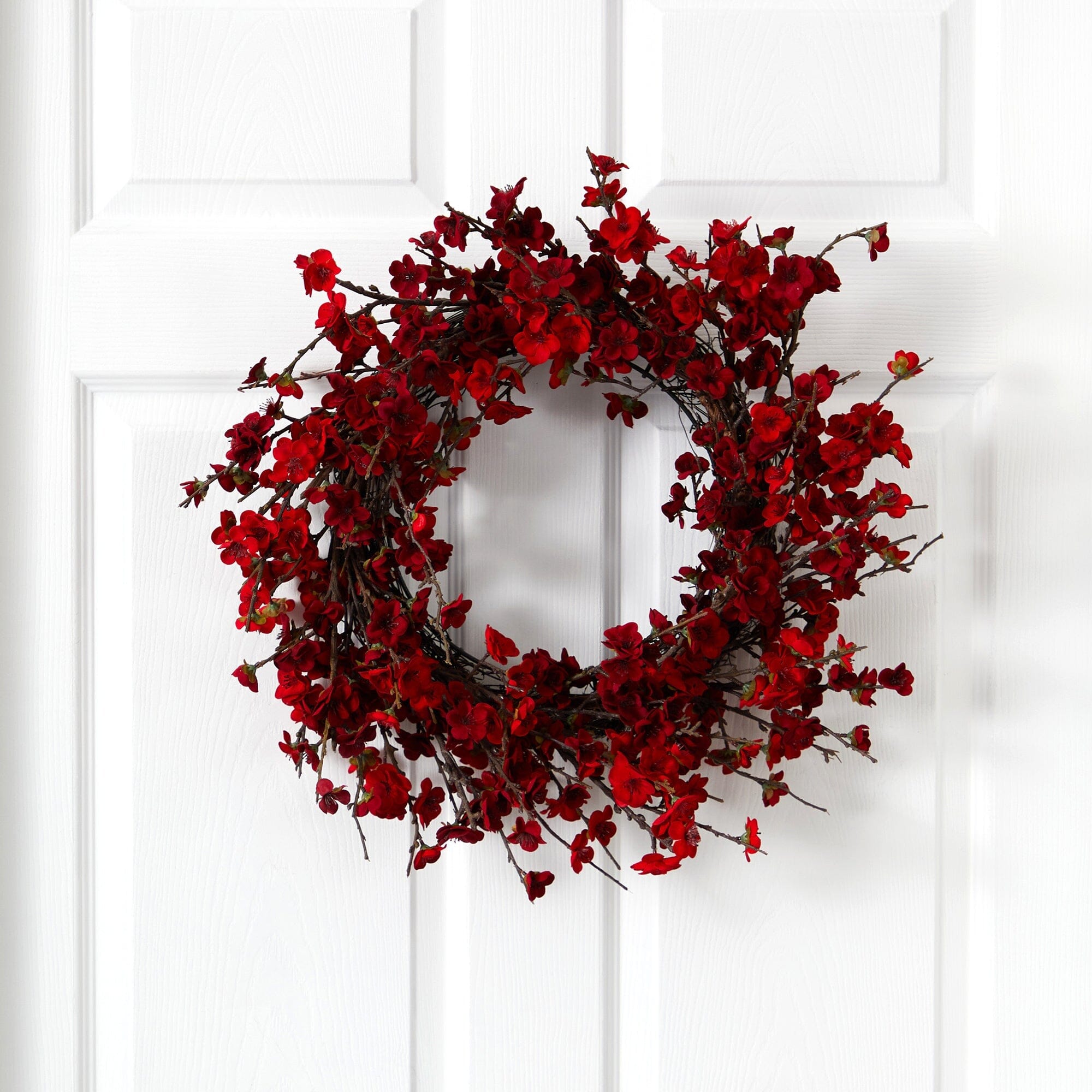 Shop For 24” Plum Blossom Artificial Wreath