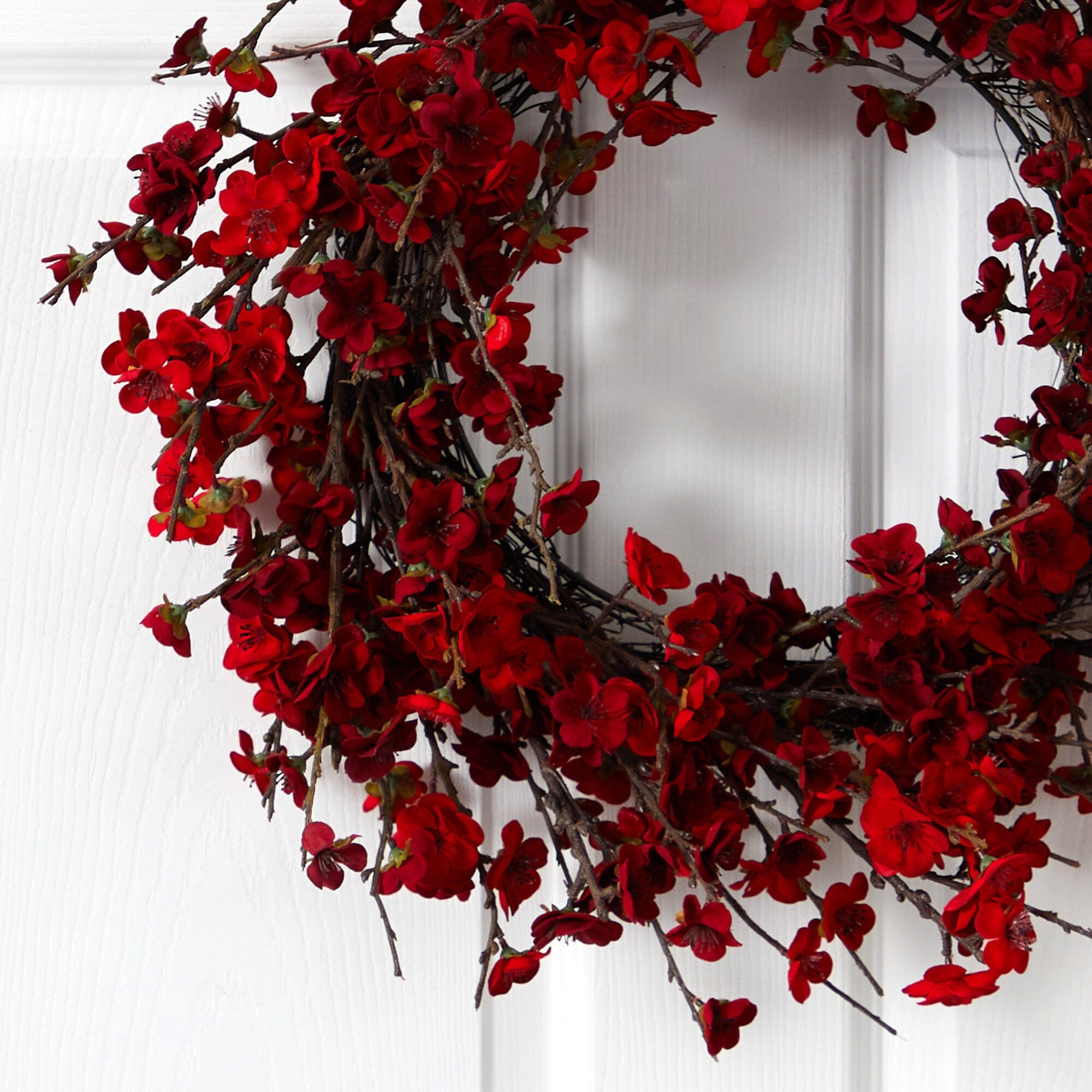 Shop For 24” Plum Blossom Artificial Wreath