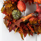 Shop For 24" Pumpkin & Berry Wreath
