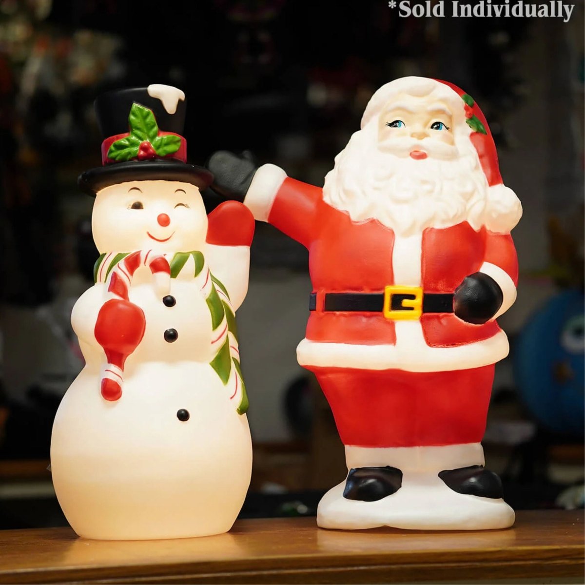 Shop For 24" Retro Plastic Outdoor Snowman