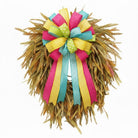 Shop For 24" Round Autumn Bead Grass Wreath