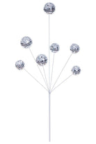 Shop For 24" Silver Shiny Mirror Ball Pick