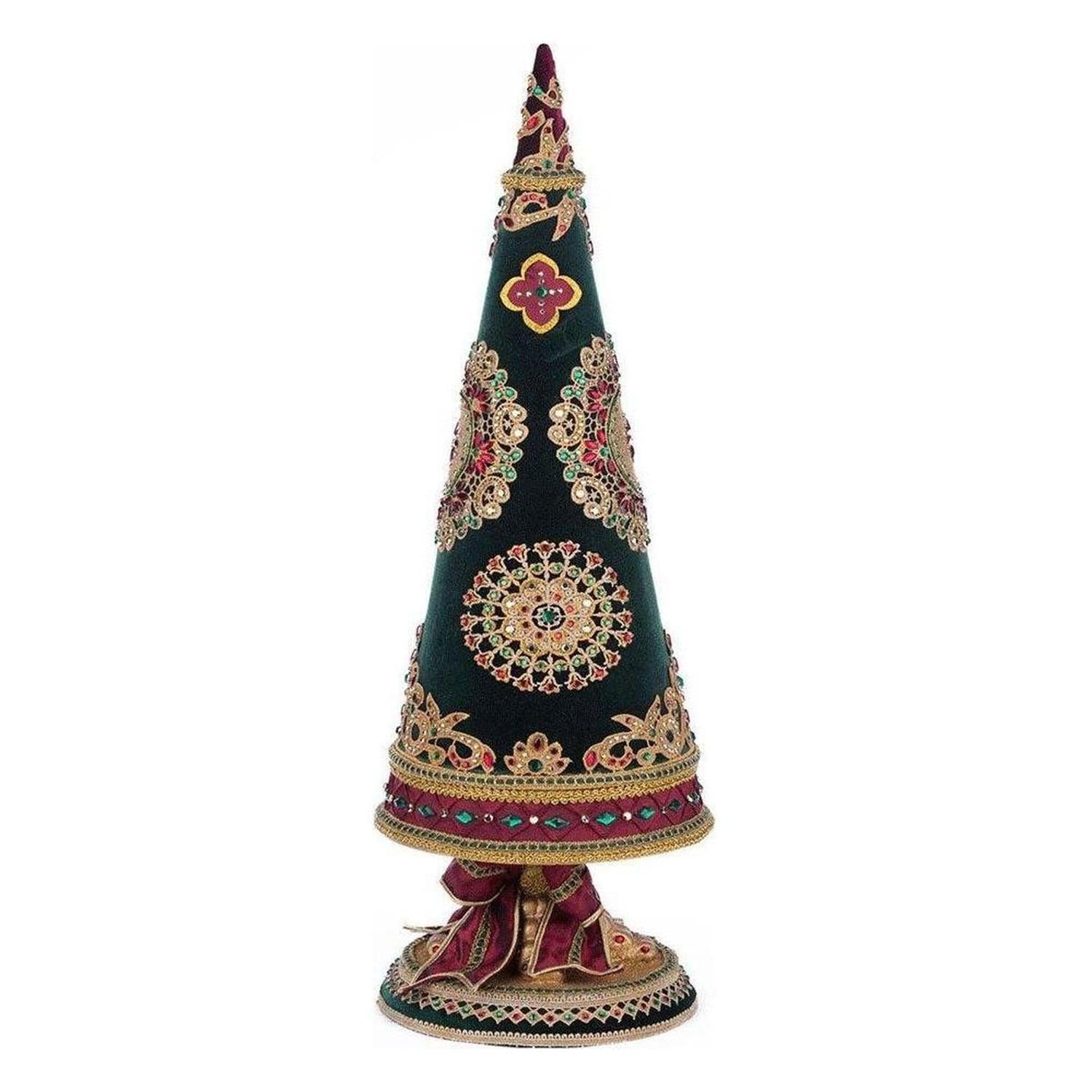 24.75" Christmas Castle Tabletop Tree