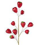 Shop For 24in Artificial Strawberry Spray