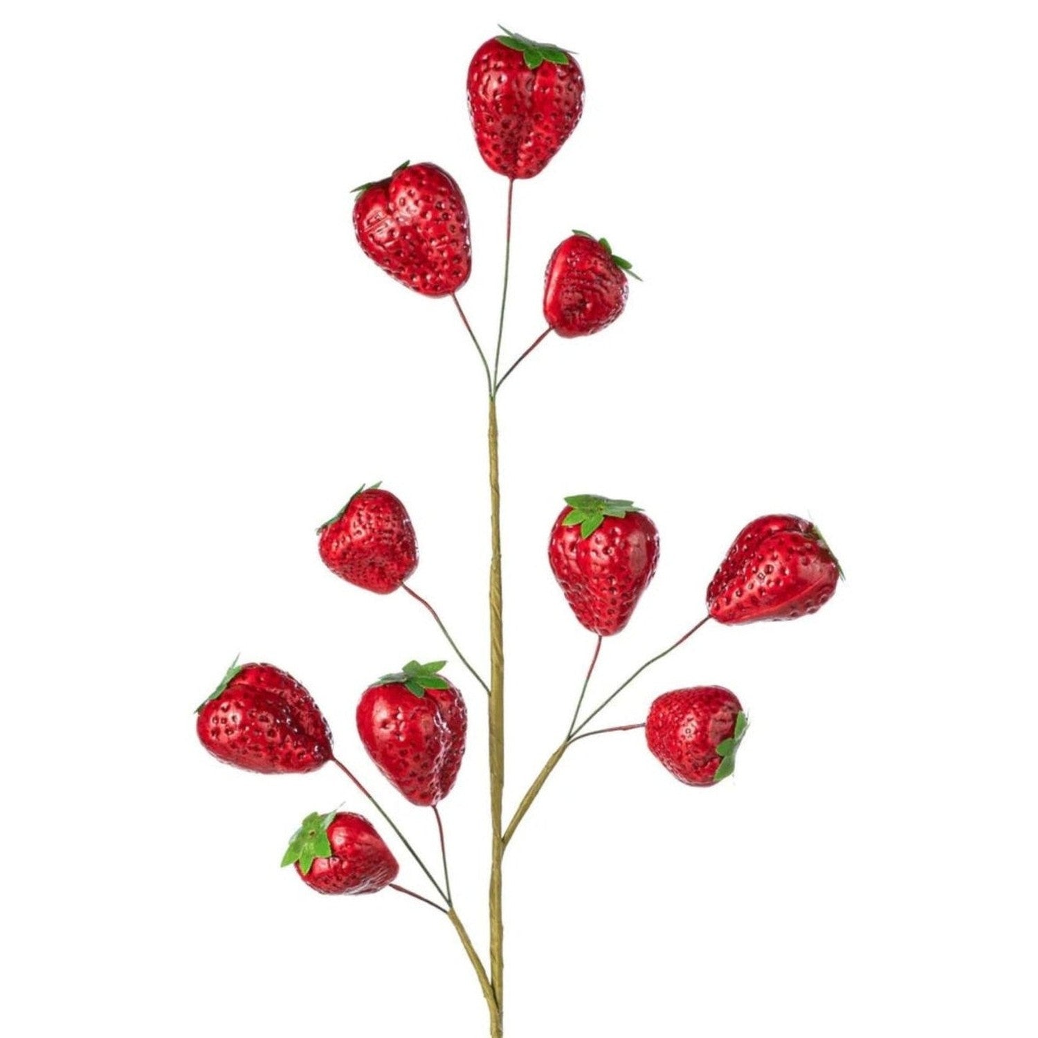 Shop For 24in Artificial Strawberry Spray