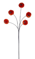 Shop For 24in Fuzzy Eyeball Spray: Orange