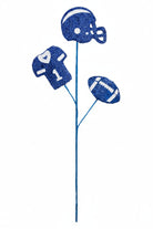 Shop For 24in Glitter Helmet, Jersey, Football Pick: Blue & White