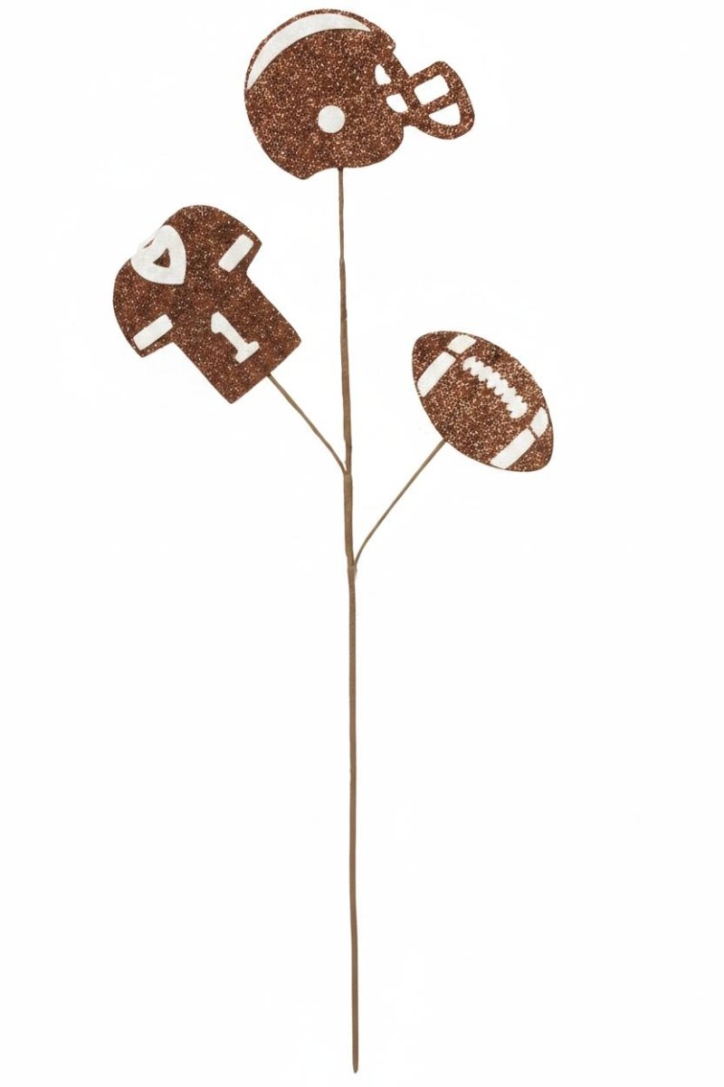Shop For 24in Glitter Helmet, Jersey, Football Pick: Brown