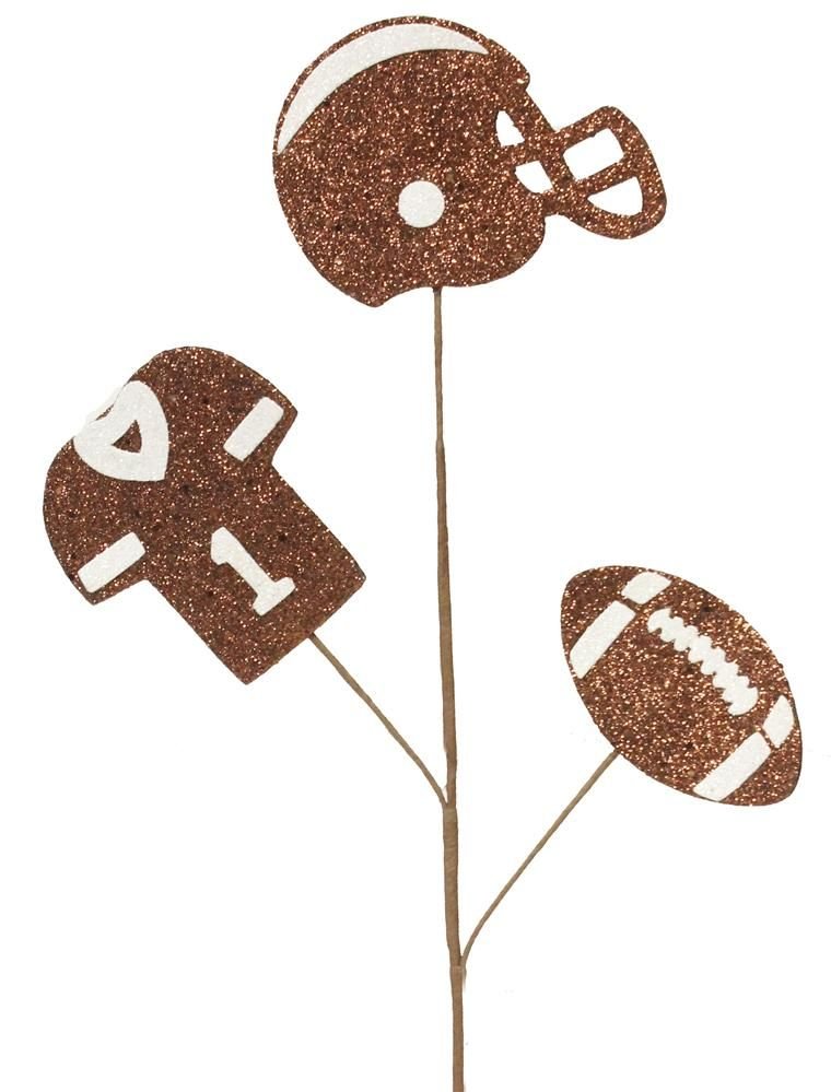 Shop For 24in Glitter Helmet, Jersey, Football Pick: Brown