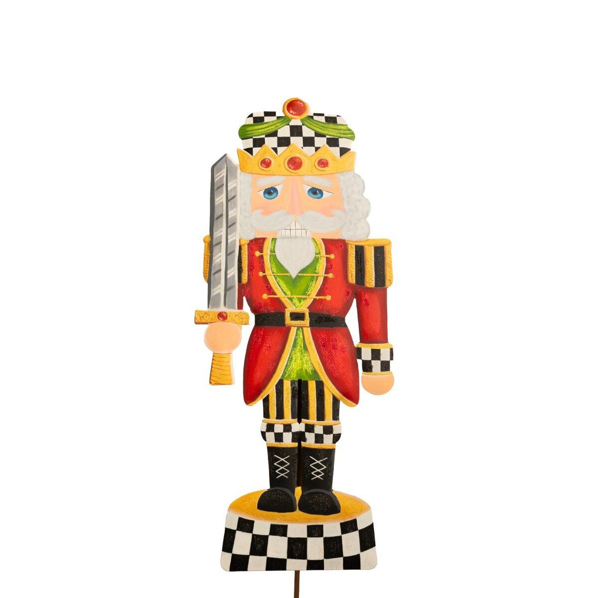 Shop For 24in Metal Elegant Nutcracker (Stake/Hang/Easel)