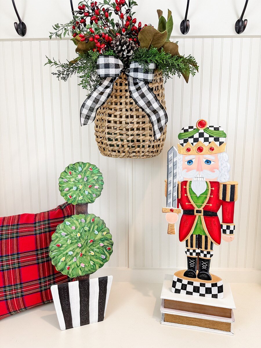 Shop For 24in Metal Elegant Nutcracker (Stake/Hang/Easel)