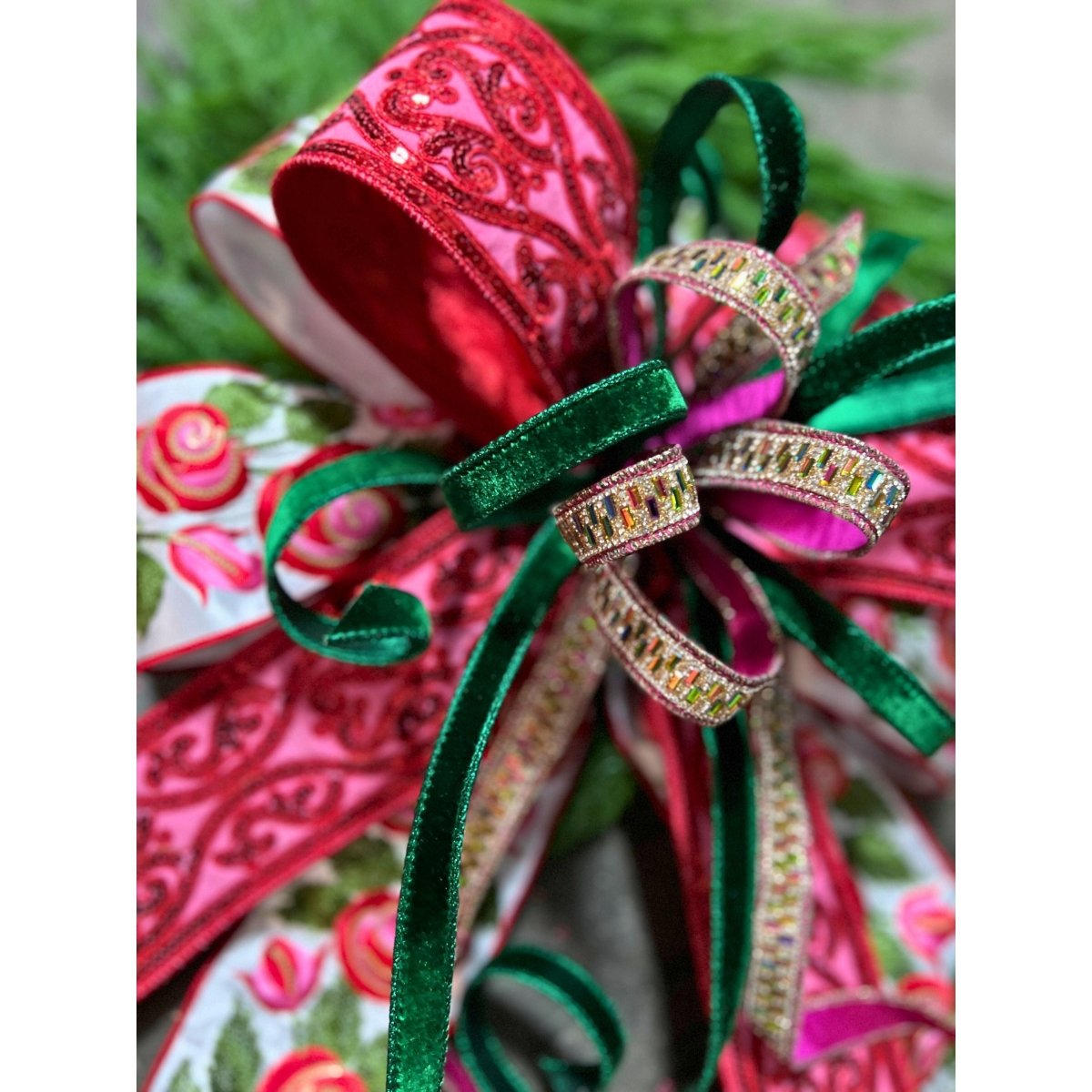 Shop For 24in Norfolk Pine Wreath w/Bow