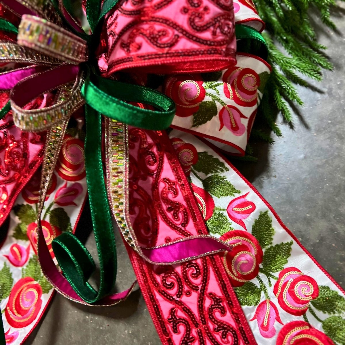 Shop For 24in Norfolk Pine Wreath w/Bow