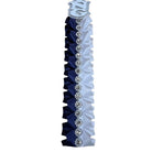 Shop For 24in Ruffle Homecoming Braid: Navy/White