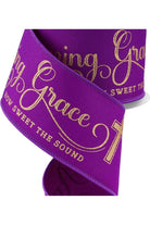 Shop For 2.5" Amazing Grace Ribbon: Purple (10 Yards)